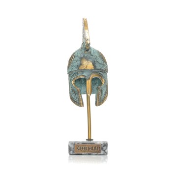 Minoan helmets with decorative ax