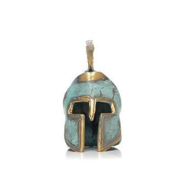 Spartan helmet with plume