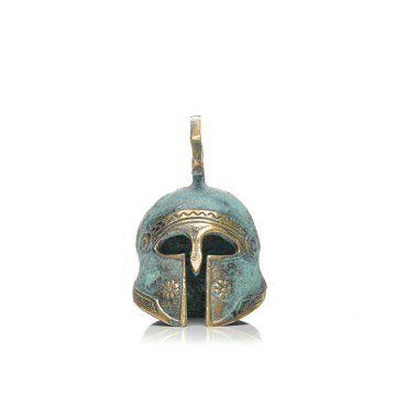 Athenian helmet with plume