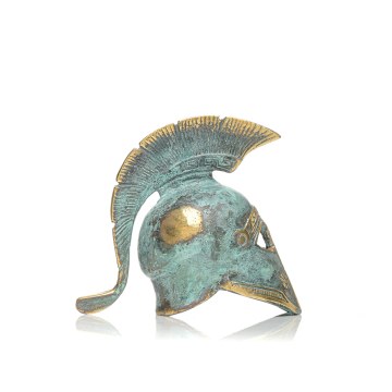 Athenian helmet with plume -  Athenian helmet with plume -