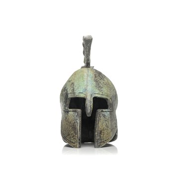 Spartan helmet with plume