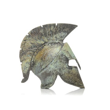 Spartan helmet with plume -  Spartan helmet with plume -