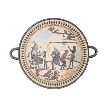 Kylix Black-figure Exact Copy 565-560 BC Kylix Black-figure Exact Copy 565-560 BC