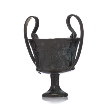 Bronze Vase Exact Copy 450 BC -  Bronze Vase Exact Copy 450 BC -