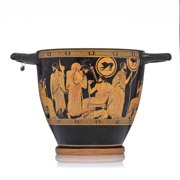 Skyphos Red-figure Exact Copy 485 BC Skyphos Red-figure Exact Copy 485 BC