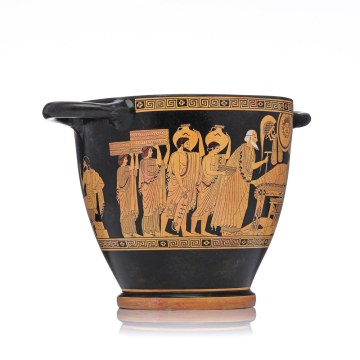 Skyphos Red-figure Exact Copy 485 BC -  Skyphos Red-figure Exact Copy 485 BC -