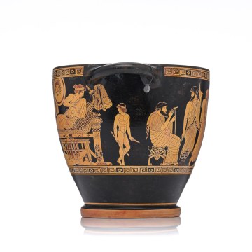 Skyphos Red-figure Exact Copy 485 BC -  Skyphos Red-figure Exact Copy 485 BC -