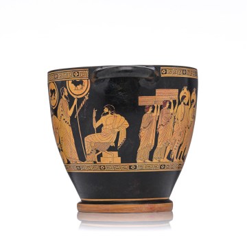 Skyphos Red-figure Exact Copy 485 BC -  Skyphos Red-figure Exact Copy 485 BC -