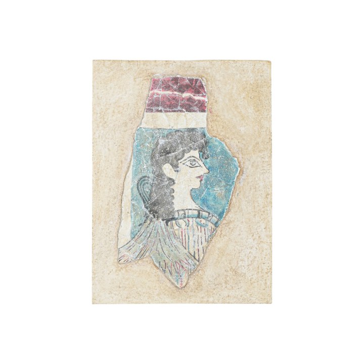 Figure of a priestess from the palace of Knossos Figure of a priestess from the palace of Knossos