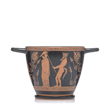 Ceramic Skyphos Copy 450 BC -  Ceramic Skyphos Copy 450 BC -