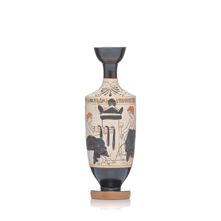 Ceramic Lekythos Exact Copy 1,100 BC Ceramic Lekythos Exact Copy 1,100 BC