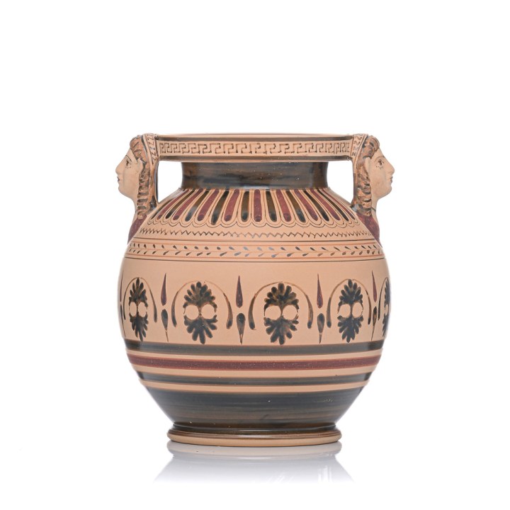 Ceramic vase with anthropomorphic hands 680 BC Ceramic vase with anthropomorphic hands 680 BC