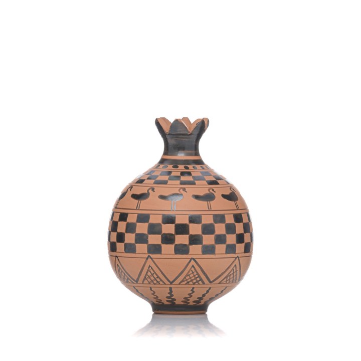Ceramic Pomegranate Exact Copy 800 BC Ceramic Pomegranate Exact Copy 800 BC