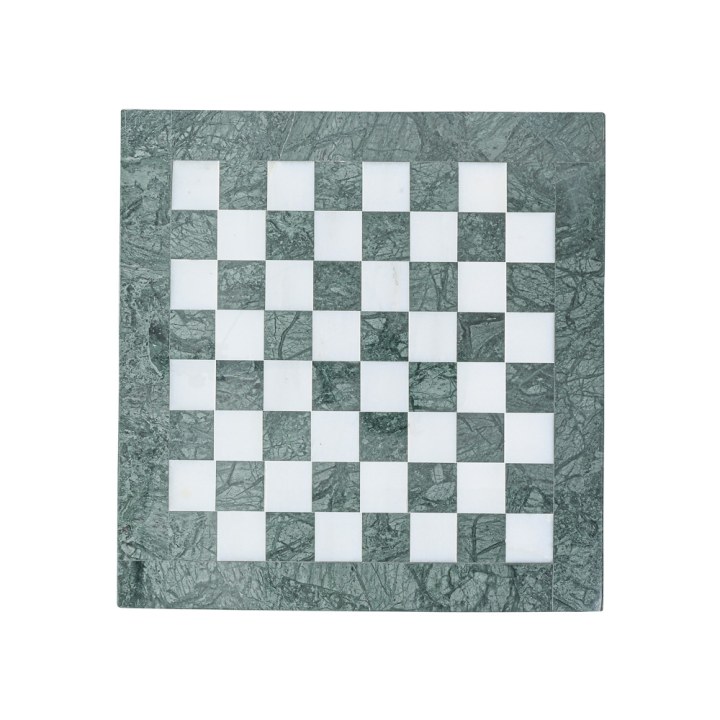 Marble Chessboard White-Green
