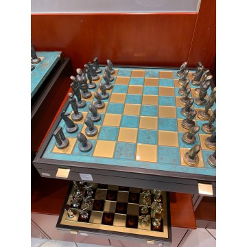 Cycladic Bronze Chessboard 41cm Cycladic Bronze Chessboard 41cm
